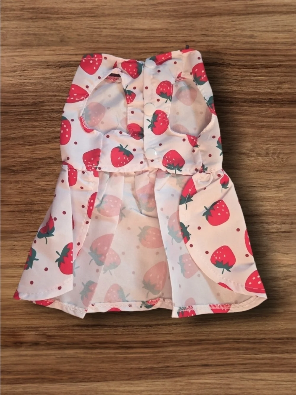 Strawberry Print Dress For Your Pet-SM